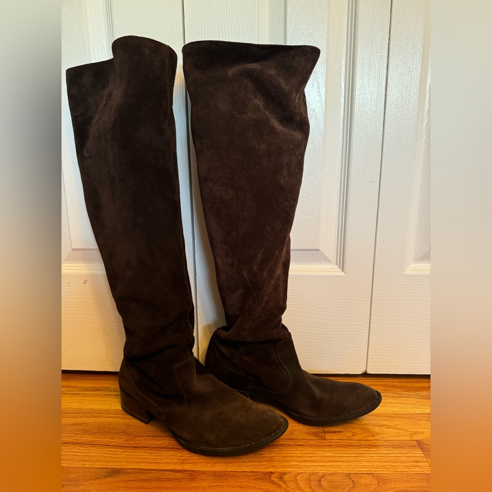 Chocolate Expresso Suede brown boots